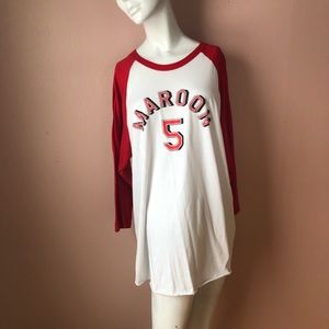 Maroon 5 baseball shirt